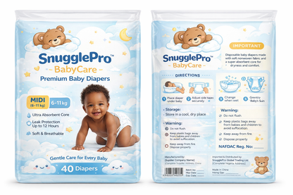 SnugglePro Premium Baby Diapers